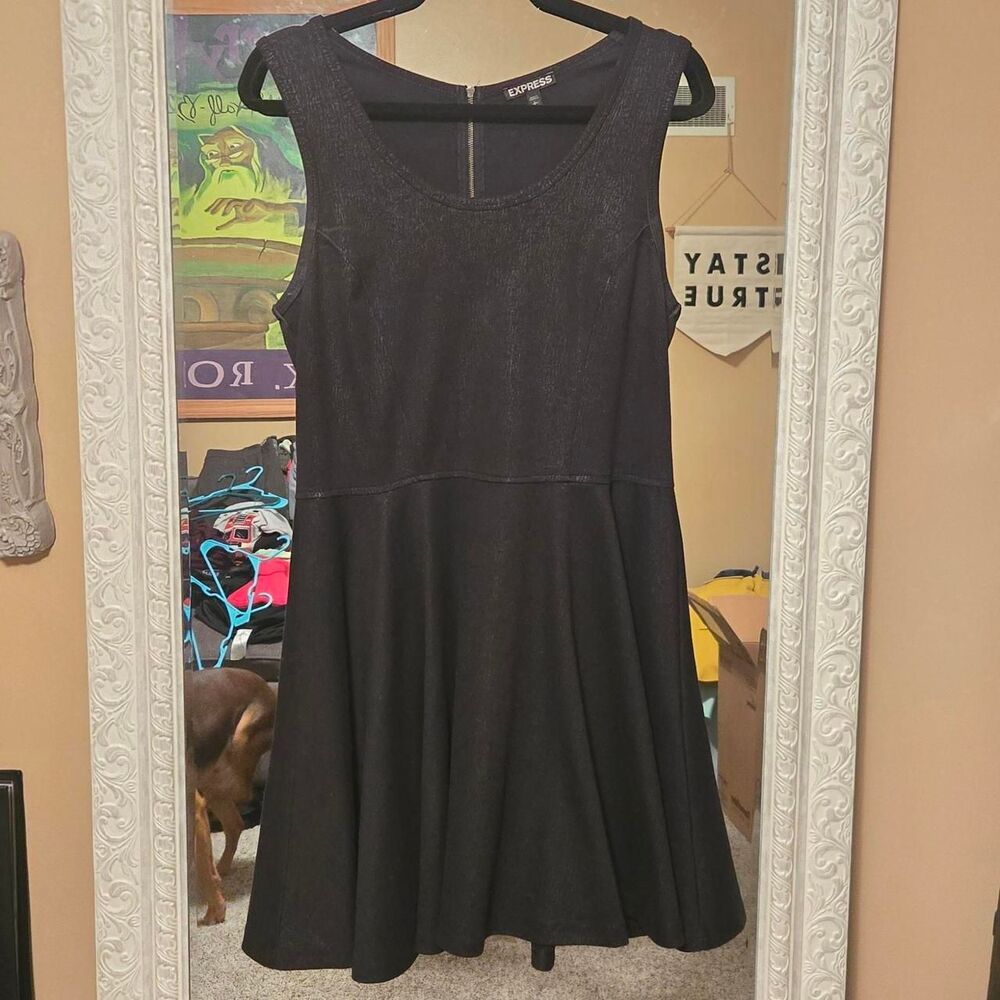 Express Women's Black Shimmery Dress